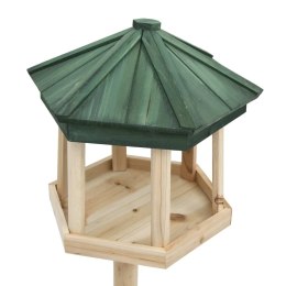  Stojący karmnik dla ptaków, lite drewno jodłowe, 33x106 cm Lumarko!