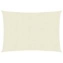  Żagiel przeciwsłoneczny, 160 g/m², kremowy, 3x4,5 m, HDPE Lumarko!