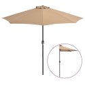  Półparasol balkonowy na słupku z aluminium, 270x135 cm, taupe Lumarko!