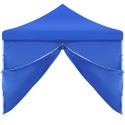  Składany namiot z 8 ścianami bocznymi, 3 x 9 m, niebieski Lumarko!