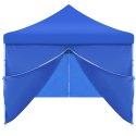  Składany namiot z 8 ścianami bocznymi, 3 x 9 m, niebieski Lumarko!