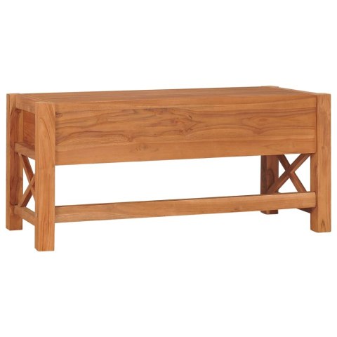  Biurko z 2 szufladami, 100x40x45 cm, drewno tekowe z odzysku Lumarko!