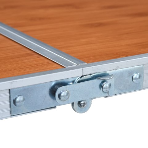  Składany stolik turystyczny, aluminiowy, 120x60 cm Lumarko!