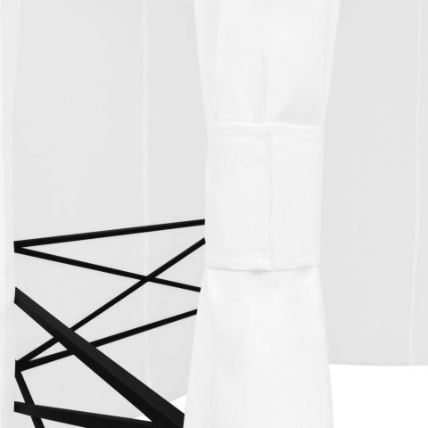  Altana ogrodowa z zasłonami, 360x312x265 cm, biała, 180 g/m² Lumarko!