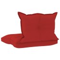  Poduszki na sofę z palet, 2 szt., czerwone, tkanina Lumarko!