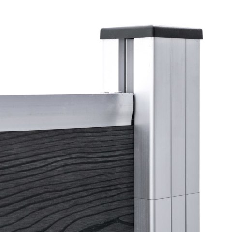  Ogrodzenie do ogrodu, WPC, 1564 x 186 cm, szare Lumarko! #