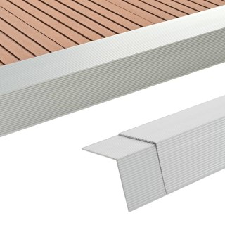  Tarasowe listwy kątowe, 5 szt., aluminium, 170 cm, srebrne Lumarko!