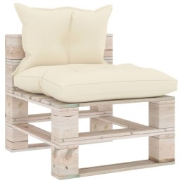  Sofa środkowa z palet, z poduszkami, drewno sosnowe Lumarko!