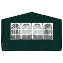  Namiot imprezowy ze ściankami, 4x6 m, zielony, 90 g/m² Lumarko!