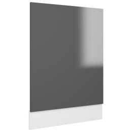 Lumarko Panel do zabudowy zmywarki, wysoki połysk, szary, 45x3x67 cm