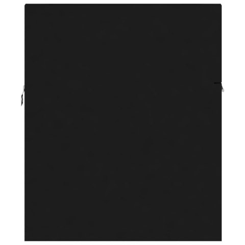  Szafka pod umywalkę, czarna, 90x38,5x46 cm, płyta wiórowa Lumarko!