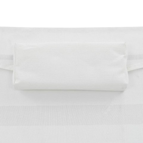  Leżak ogrodowy z poduszką, polirattan, czarny Lumarko!