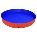  Składany basen dla psa, czerwony, 300x40 cm, PVC Lumarko!