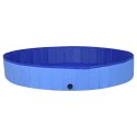  Składany basen dla psa, niebieski, 200x30 cm, PVC Lumarko!