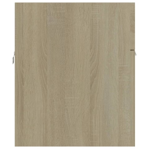  Szafka pod umywalkę, dąb sonoma, 90x38,5x46 cm, płyta wiórowa Lumarko!