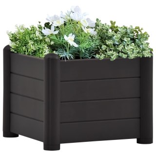  Podwyższona donica, PP, antracytowa, 43x43x35 cm Lumarko!