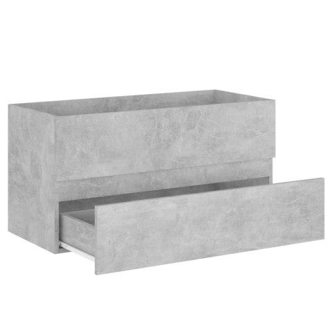  Szafka pod umywalkę, szarość betonu, 90x38,5x45 cm, płyta Lumarko!