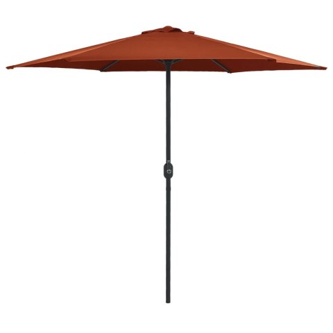  Parasol ogrodowy na słupku aluminiowym, 270x246 cm, terrakota Lumarko!