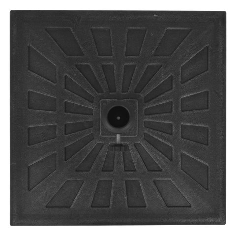  Podstawa do parasola, kwadratowa, czarna, 19 kg, żywica Lumarko!