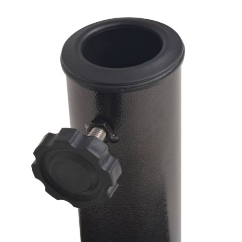  Podstawa pod parasol, półokrągła, żywicowa, brązowa, 9 kg Lumarko!