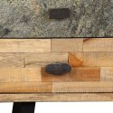  Biurko, lite drewno tekowe z odzysku, 110 x 50 x 76 cm Lumarko!