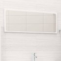  Lustro łazienkowe, wysoki połysk, białe, 90x1,5x37 cm, płyta Lumarko!