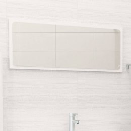  Lustro łazienkowe, wysoki połysk, białe, 90x1,5x37 cm, płyta Lumarko!