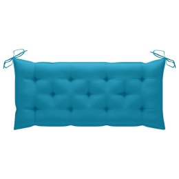  Poduszka na ławkę ogrodową, niebieska, 120x50x7cm, tkanina Lumarko!