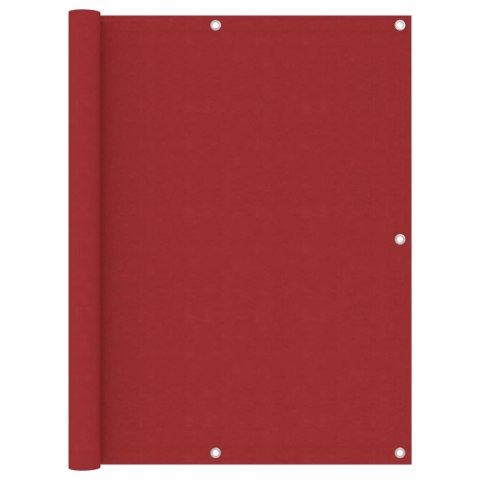  Parawan balkonowy, czerwony, 120x600 cm, tkanina Oxford Lumarko!