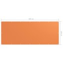  Parawan balkonowy, pomarańczowy, 120x300 cm, tkanina Oxford Lumarko!