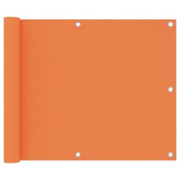  Parawan balkonowy, pomarańczowy, 75x500 cm, tkanina Oxford Lumarko!