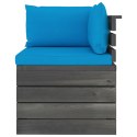  Ogrodowa sofa narożna z palet, z poduszkami, drewno sosnowe Lumarko!
