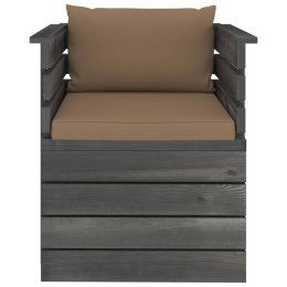  Ogrodowy fotel z palet z poduszkami, drewno sosnowe Lumarko!