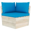  Ogrodowa sofa narożna z palet z poduszkami, impregnowany świerk Lumarko!