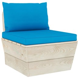  Poduszki na sofę z palet, 2 szt., jasnoniebieskie, tkanina Lumarko!