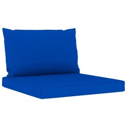  Poduszki na sofę z palet, 2 szt., niebieskie, tkanina Lumarko!