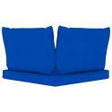  Poduszki na sofę z palet, 3 szt., niebieskie, tkanina Lumarko!