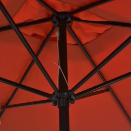  Parasol ogrodowy na metalowym słupku, 300 x 200 cm, terakotowy Lumarko!