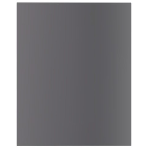  Półki na książki, 8 szt., wysoki połysk, szare, 40x50x1,5 cm Lumarko!