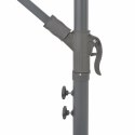  Wiszący parasol z aluminiowym słupkiem, 350 cm, bordowy Lumarko!
