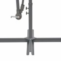  Wiszący parasol z aluminiowym słupkiem, 350 cm, bordowy Lumarko!