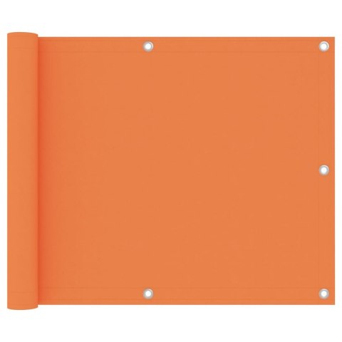  Parawan balkonowy, pomarańczowy, 75x300 cm, tkanina Oxford Lumarko!