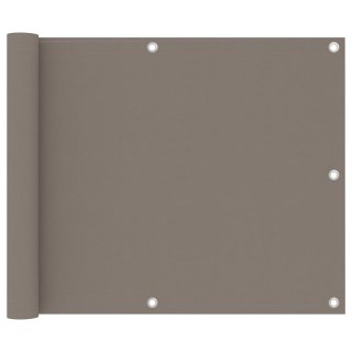  Parawan balkonowy, kolor taupe, 75x600 cm, tkanina Oxford Lumarko!