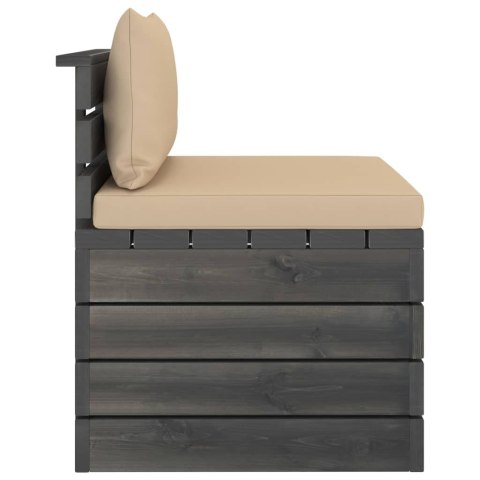  2-cz. zestaw mebli z palet do ogrodu, z poduszkami, sosna Lumarko!