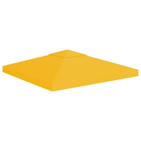  2-poziomowe zadaszenie altany, 310 g/m² 3x3 m, żółte Lumarko!
