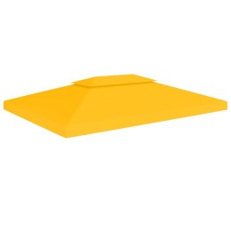  2-poziomowe zadaszenie altany, 310 g/m² 4x3 m, żółte