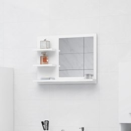  Lustro łazienkowe, białe, 60x10,5x45 cm, płyta wiórowa Lumarko!