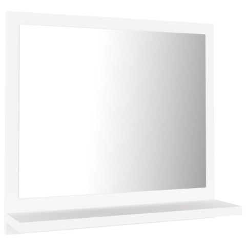  Lustro łazienkowe, białe, 40x10,5x37 cm, płyta wiórowa Lumarko!