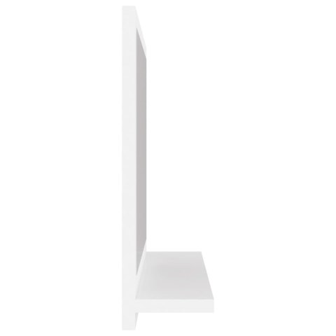  Lustro łazienkowe, białe, 40x10,5x37 cm, płyta wiórowa Lumarko!