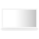  Lustro łazienkowe, białe, 60x10,5x37 cm, płyta wiórowa Lumarko!